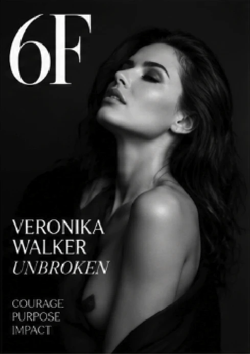 6F magazine cover featuring Veronika Walker